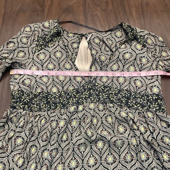 Free People Rolling Hills Tunic Printed Babydoll Top - Picture 6 of 7